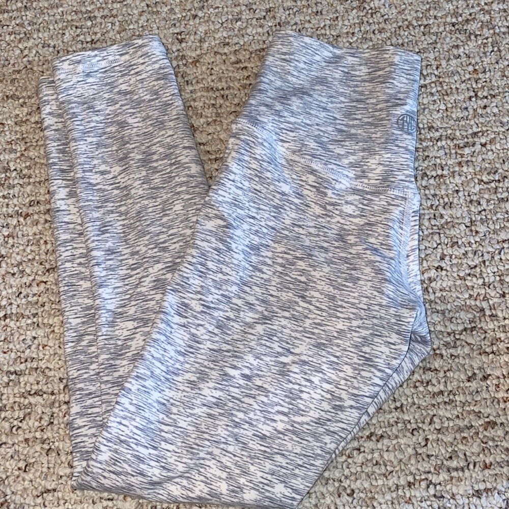 TYC gray and white leggings. Size XS. Fits like S.